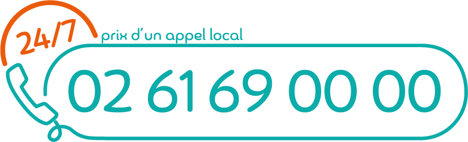 Appeler le 02 61 69 00 00